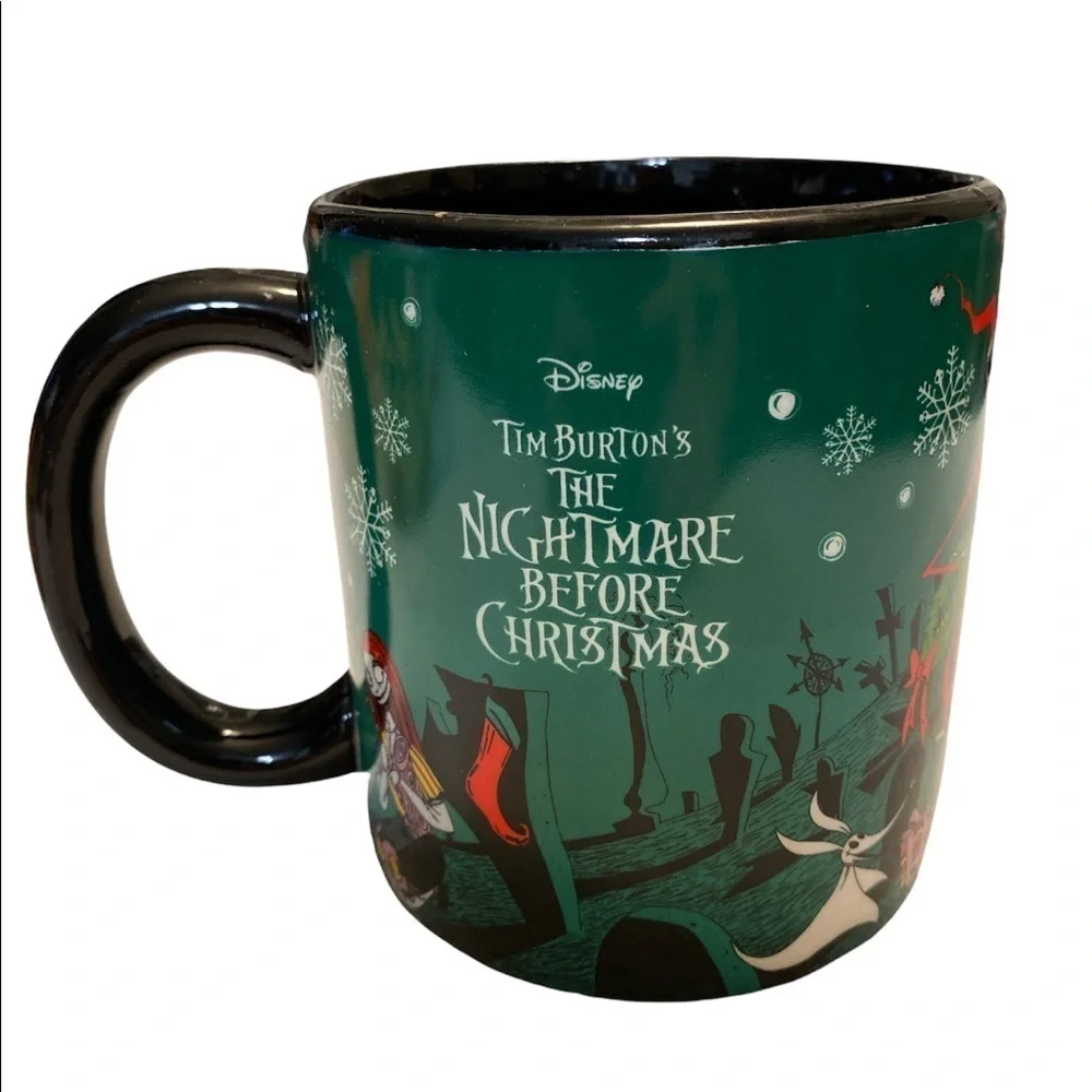 Disney The Nightmare Before Christmas large mug ceramic Jack Skellington cut out
